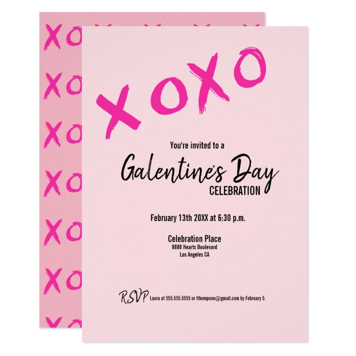 Galentines Day Invitation Template Galentine S Day Party Invitation Valentines Day Party Etsy 