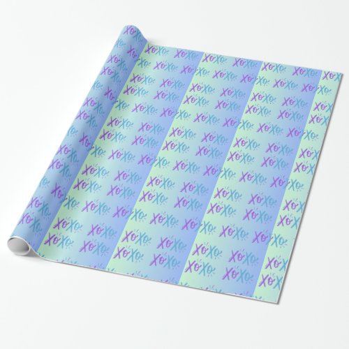 XOXO Glossy Wrapping Paper