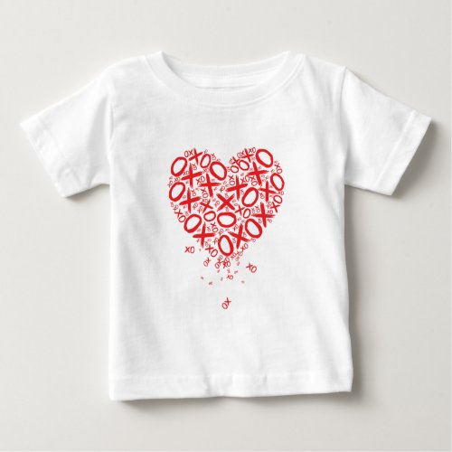 XOXO Heart  Baby T_Shirt