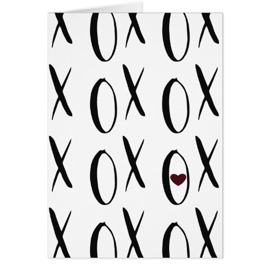 XOXO Heart Cards (Front)
