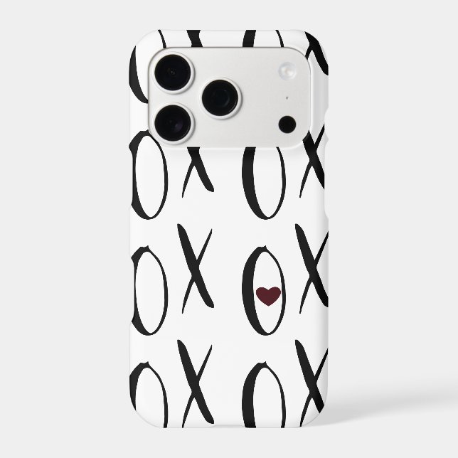 XOXO Heart Case-Mate iPhone Case (Back)