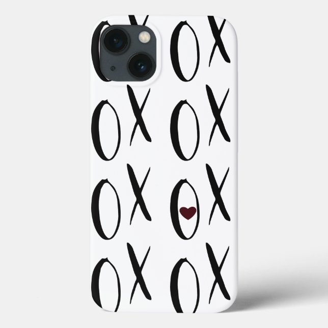 XOXO Heart Case-Mate iPhone Case (Back)