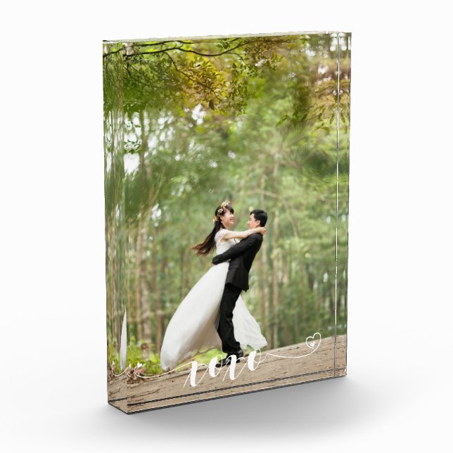 XOXO Heart Personalized Photo Custom Vertical (Left)