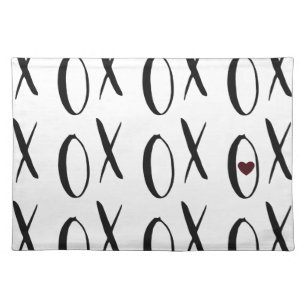 XOXO Heart Placemat