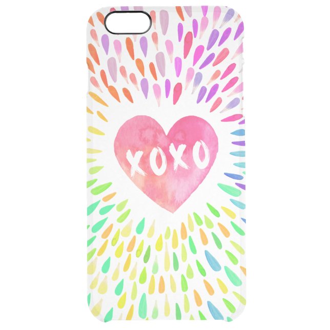 XoXo Heart Uncommon iPhone Case (Back)