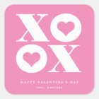xoxo heart valentine's day