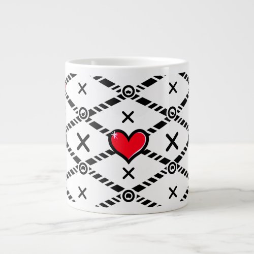 XOXO Hearts and Kisses Specialty Mug