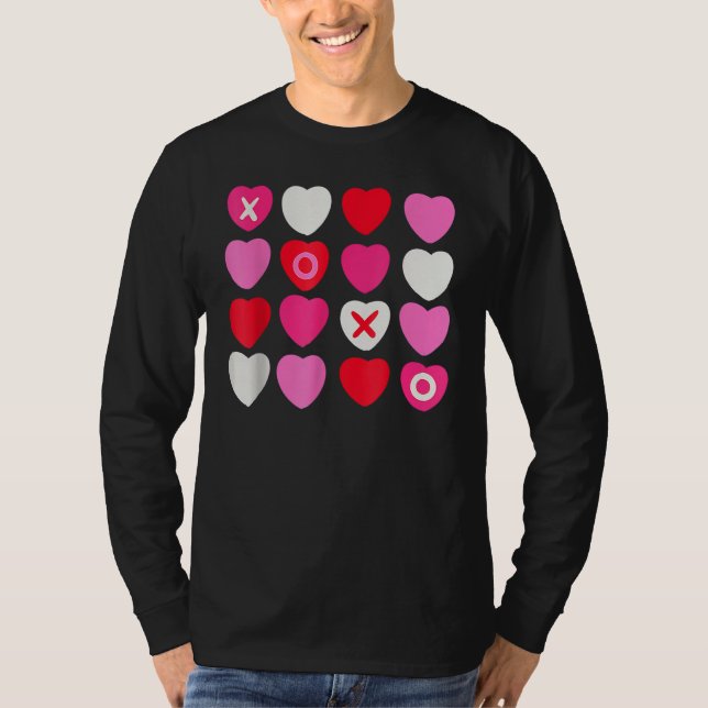 XOXO Hearts Valentine's Day  for Him Her Kids T-Shirt (Front)