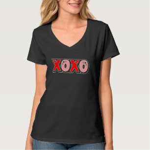 XOXO Hearts Valentine's Day Funny Matching Couple  T-Shirt