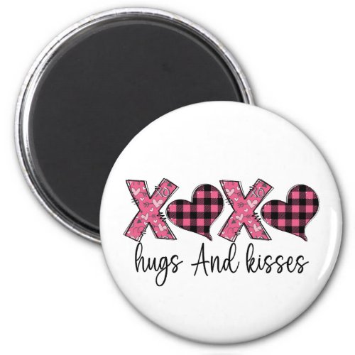 Xoxo Hugs and Kisses Magnet