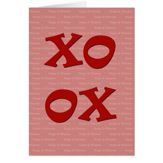 XOXO Hugs & Kisses (Front)