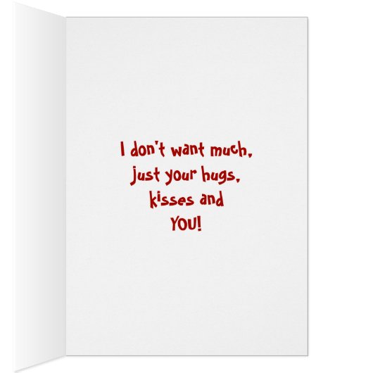 XOXO Hugs & Kisses (Inside (Right))