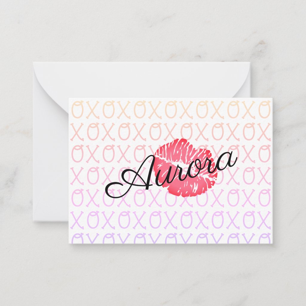 XOXO kiss
