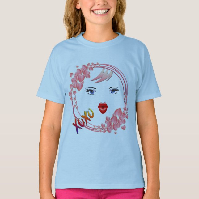 XoXo kiss T-Shirt (Front)