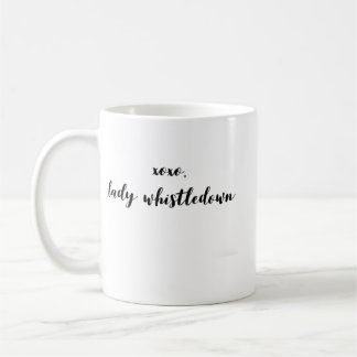 XOXO Lady Whistledown Coffee Mug