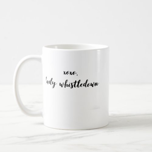 XOXO Lady Whistledown   Coffee Mug