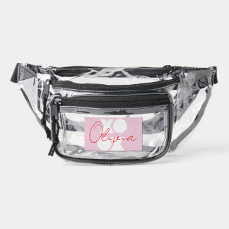 XOXO - large logo design in white Clear Fanny Pack
