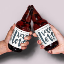 XOXO love Coordinates typography