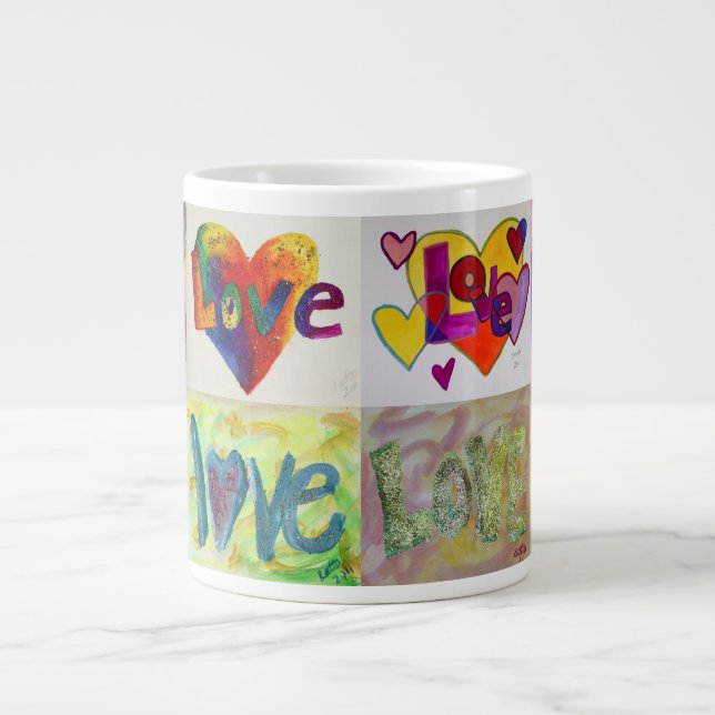 XOXO Love Mosaic Collage Paintings Mug (Front)