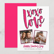 XOXO Love Photo Valentine's Day Photo