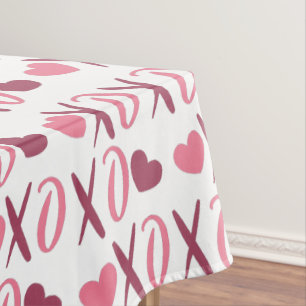 XOXO Love Valentine design Tablecloth