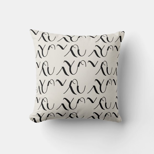 XOXO Love Valentine Throw Pillow (Front)