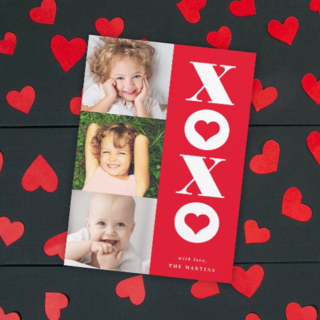 xoxo multi-photo valentine's day card (Creator Uploaded)