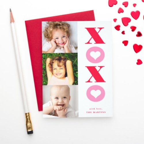 xoxo multi_photo valentines day card