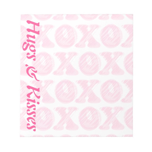 XOXO Personalized Notepad (Front)