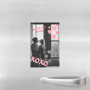 XOXO - Personalized Photo Valentine's Magnetic Dry Erase Sheet