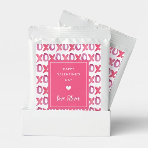 XOXO Personalized Valentines Day Hot Chocolate Drink Mix