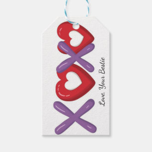 XOXO Print gift Tag,Valentines Day  Tags