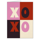 XOXO Red Pink Eggplant Ivory (Front)