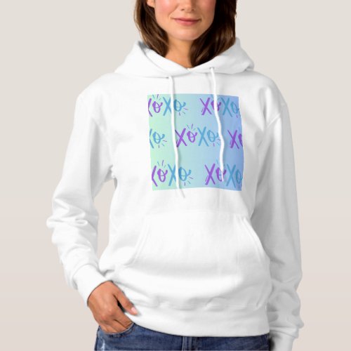 XOXO Student Essential Basic Hooded Sweatshirt