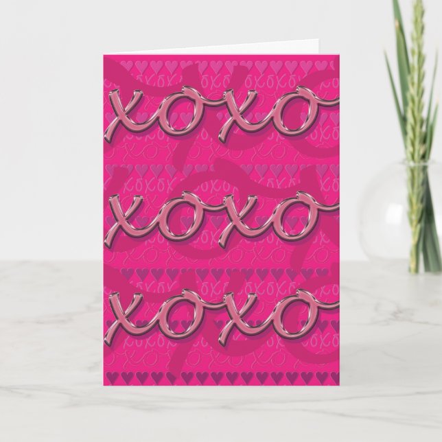 xoxo Valentine Card (Front)