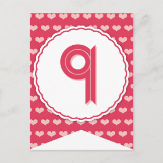 XOXO Valentine Party Flag Bunting Banner 9 Holiday Postcard
