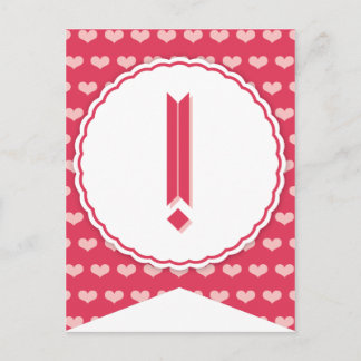 XOXO Valentine Party Flag Bunting Banner ! Holiday Postcard