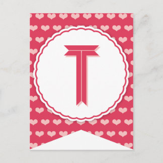 XOXO Valentine Party Flag Bunting Banner T Holiday Postcard