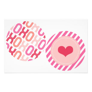 XOXO Valentine Party Garlands 4" Banner Set 03 Flyer