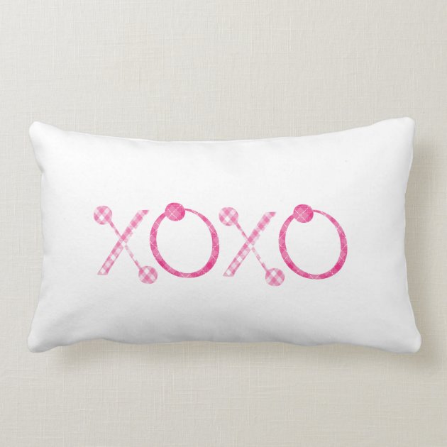 xoxo throw pillow