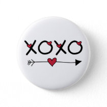 XOXO Valentines Button