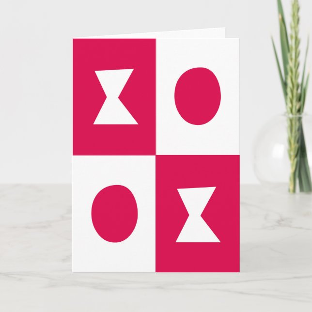 XOXO Valentine's Card (Front)