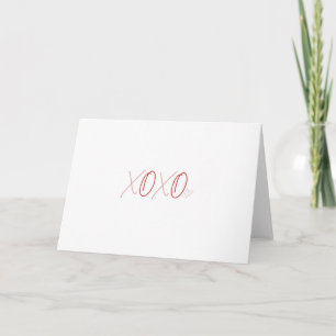 XOXO - VALENTINES DAY CARD