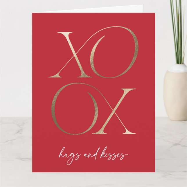XOXO Valentine's Day Card (Front)