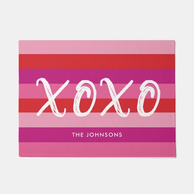 XOXO Valentine's Day Door Mat (Front)