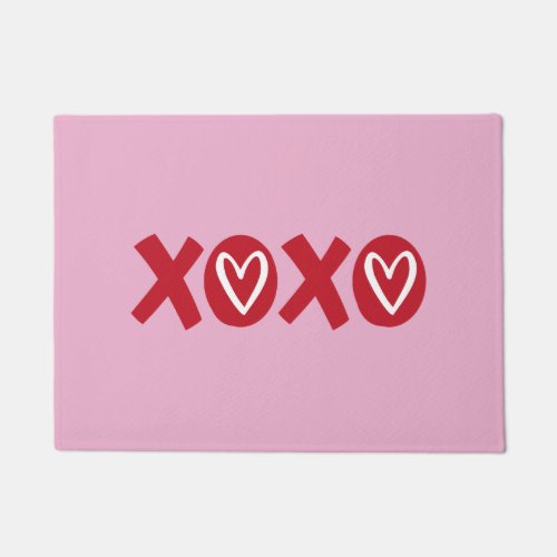 XOXO Valentines Day Doormat