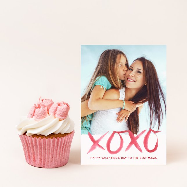 XOXO Valentine's Day Photo Card for Mom (Creator Uploaded)