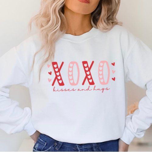 XOXO Valentines Day Shirt Xoxo Cute T_Shirt Sweatshirt