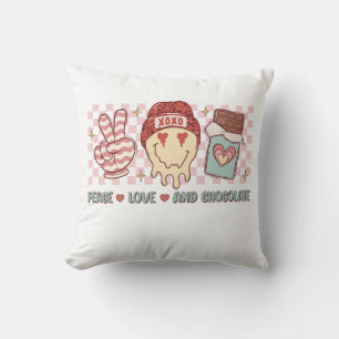 XOXO Valentines Day Throw Pillow