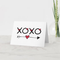 XOXO Valentines Holiday Card